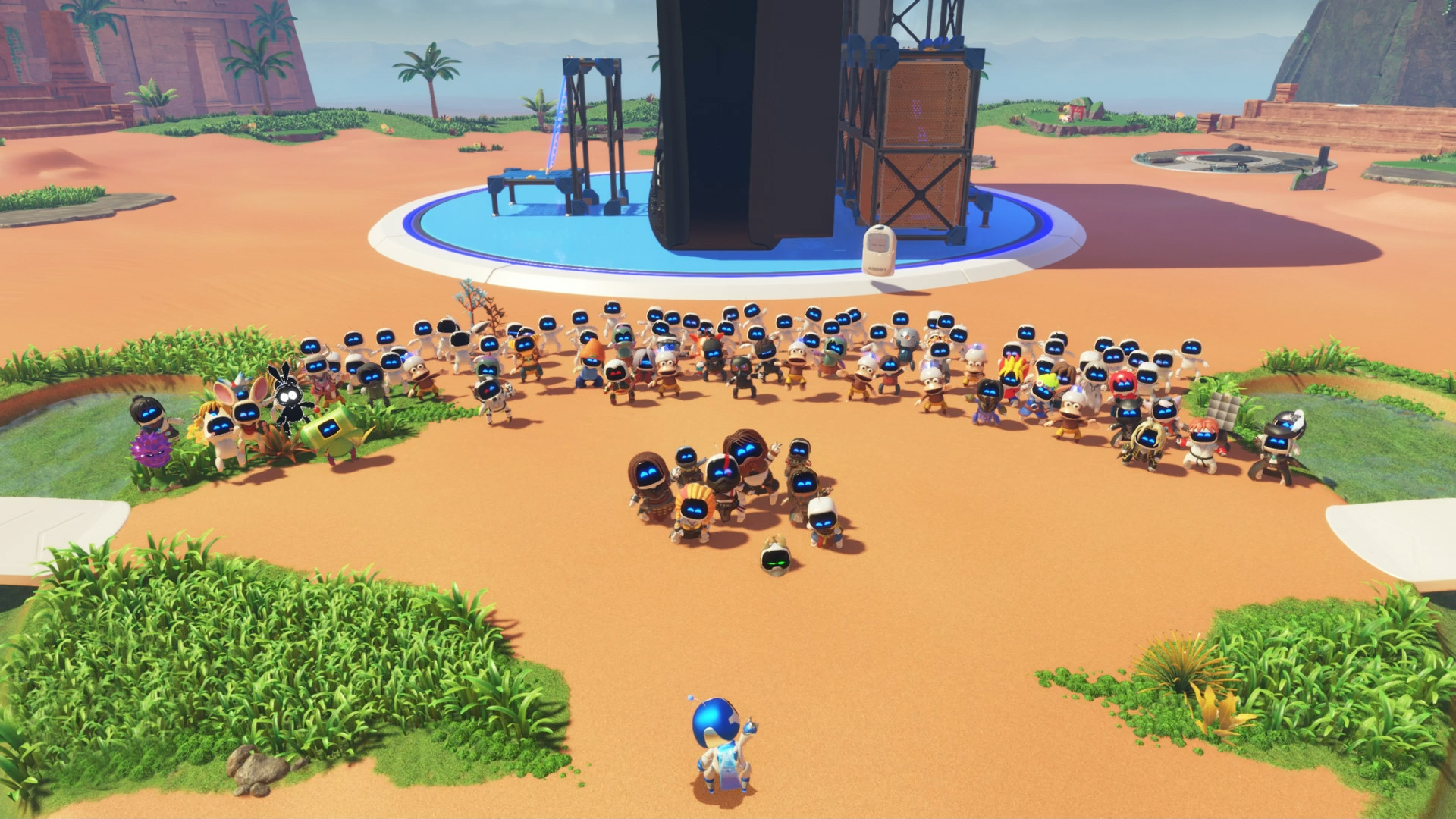  Astrobot hubworld. Astrobot is available for PlayStation 5.
