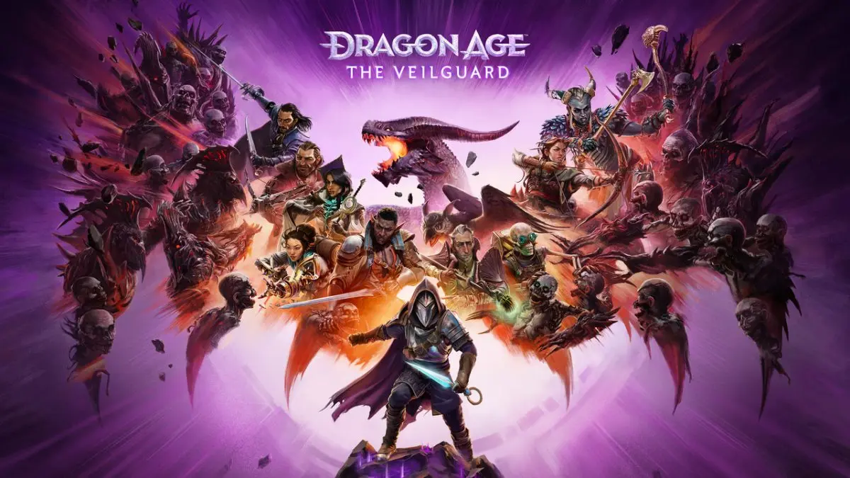 Veilguard official artwork. Dragon Age: Veilguard is available on PC, Xbox Series X, Xbox Series S, and Playstation 5.